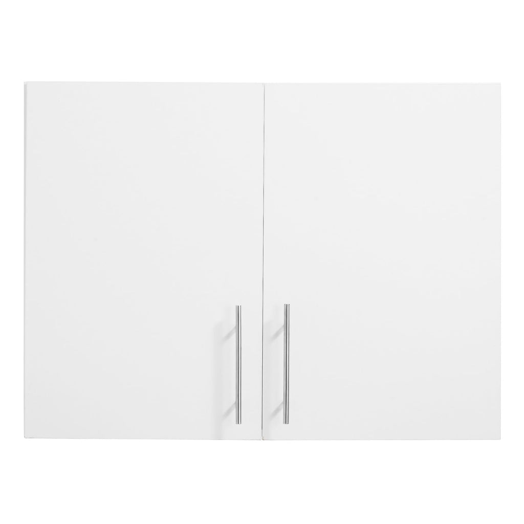 White 2-Tier Wall Mounted Cabinet with Adjustable Shelf Q123