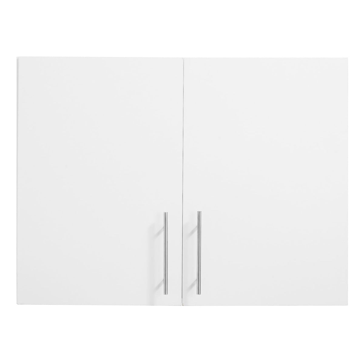 White 2-Tier Wall Mounted Cabinet with Adjustable Shelf Q123