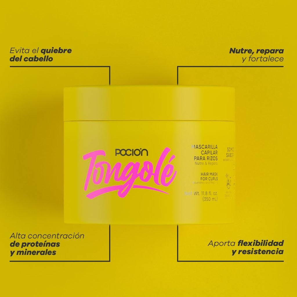 Curly Hair Care Kit - Shampoo, Treatment Conditioner, Leave-In Conditioner & Hair Mask H867238