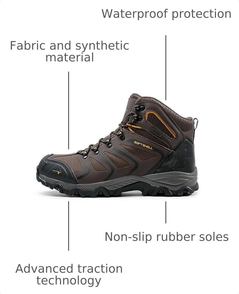 Men's Ankle High Waterproof Hiking Boots X922