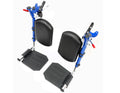 Blue Wheelchair Elevating Leg Rest with Padded Calf Pad M461