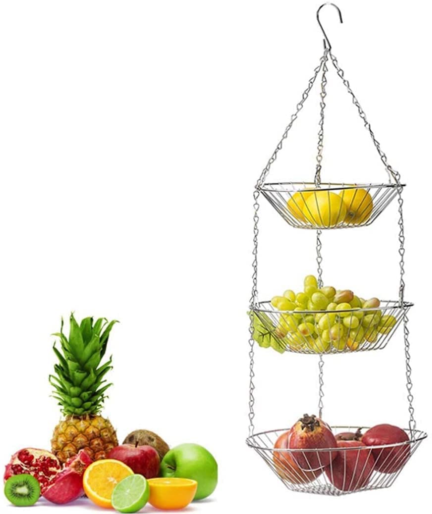 3 Tier Hanging Fruit Vegetable Basket Z394