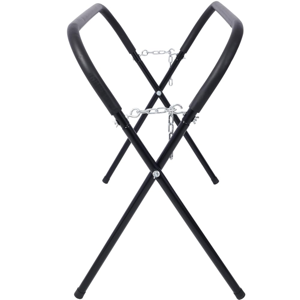 Heavy Duty Folding Work Stand 750 Pound Capacity Black F460
