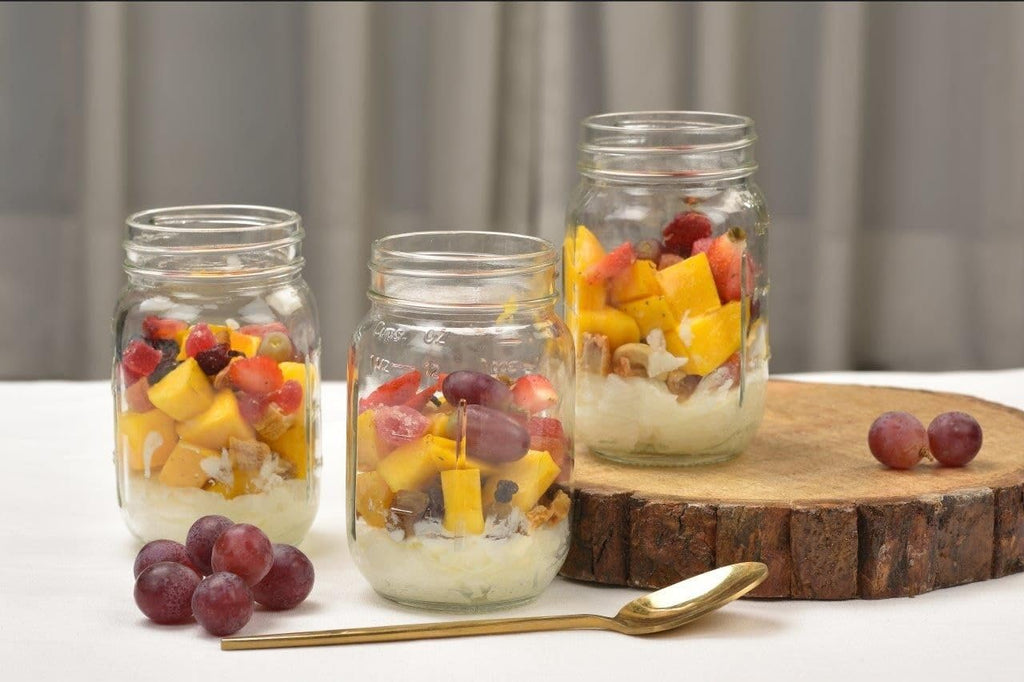 16 oz Regular Mouth Mason Jars with Lids & Rings R3358