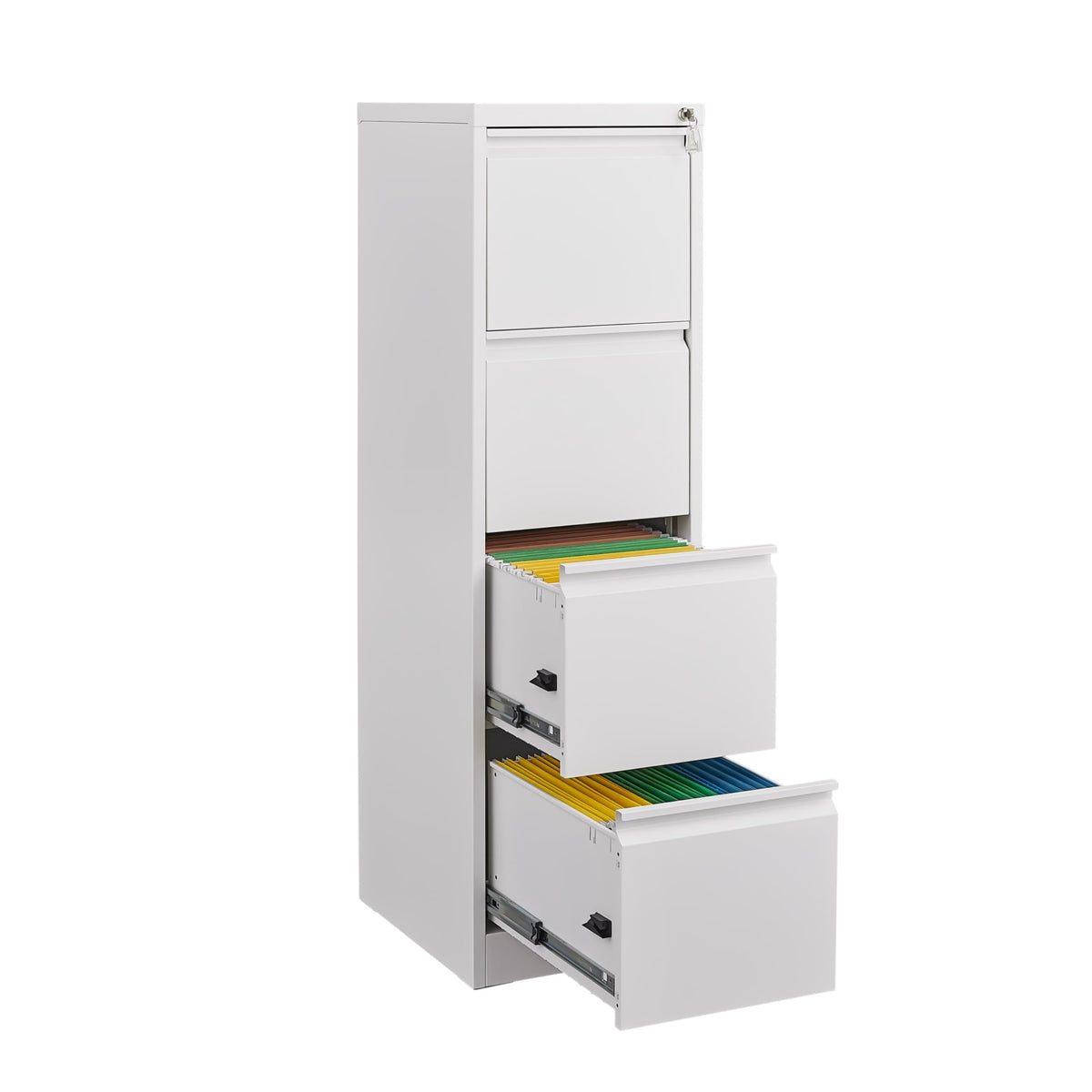 4 Drawer Vertical Metal File Cabinet with Lock F32962