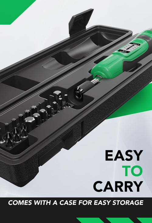 1/4" Drive 10-70 Inch Pounds 20 Pcs Torque Screwdriver Set Y941