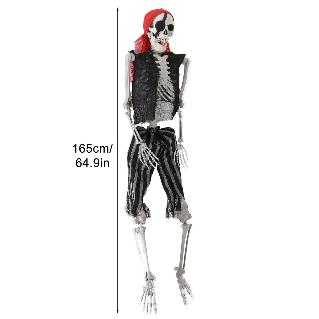 5.4Ft Poseable Skeleton with Movable Joints X200