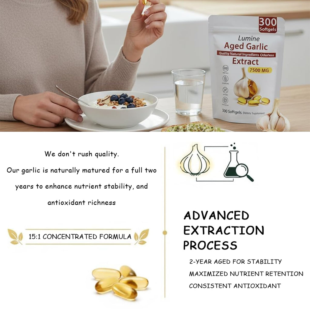 Odorless Organic Aged Garlic Extract Supplement V518