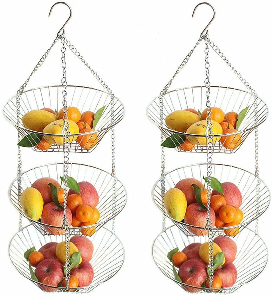 3 Tier Hanging Fruit Vegetable Basket Z394