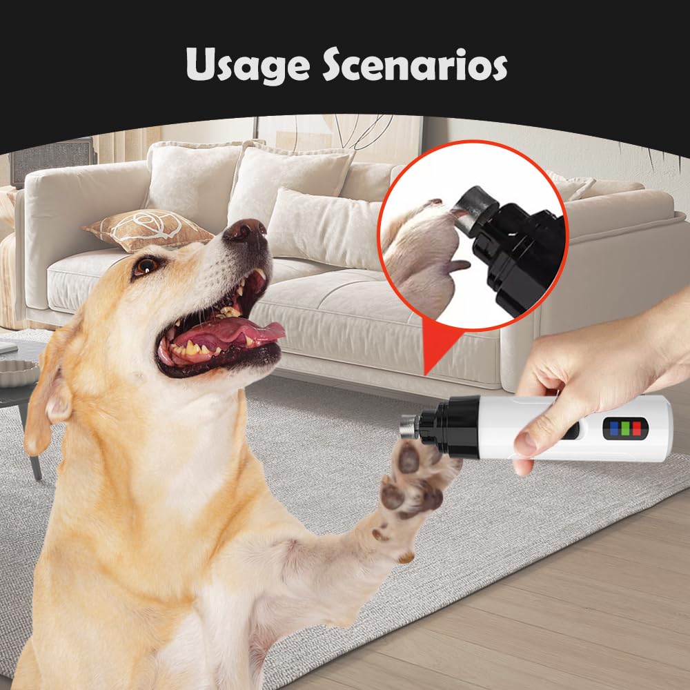 Silent Rechargeable Electric Dog Nail Grinder Z335