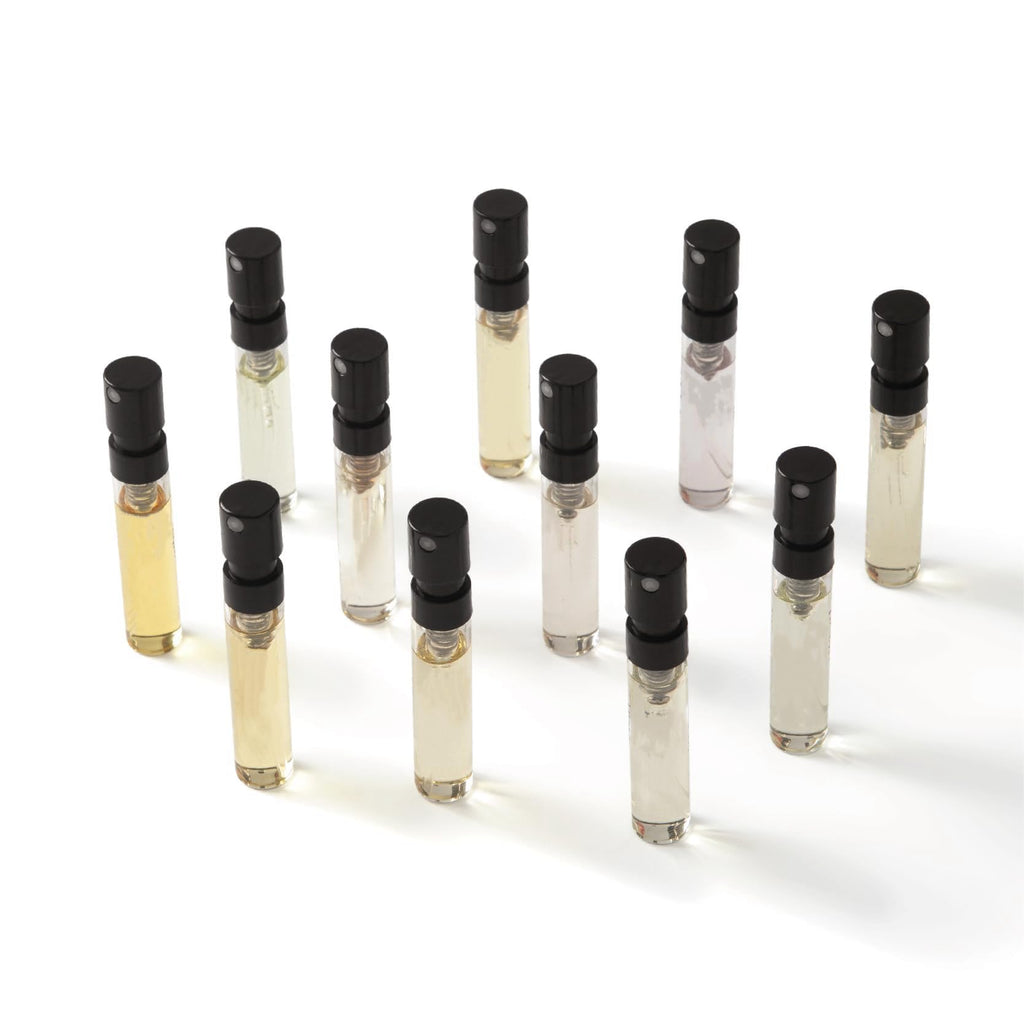 Perfume Sampler Set 12 Fragrance Sample Vials Travel Size Mini Spray J765659