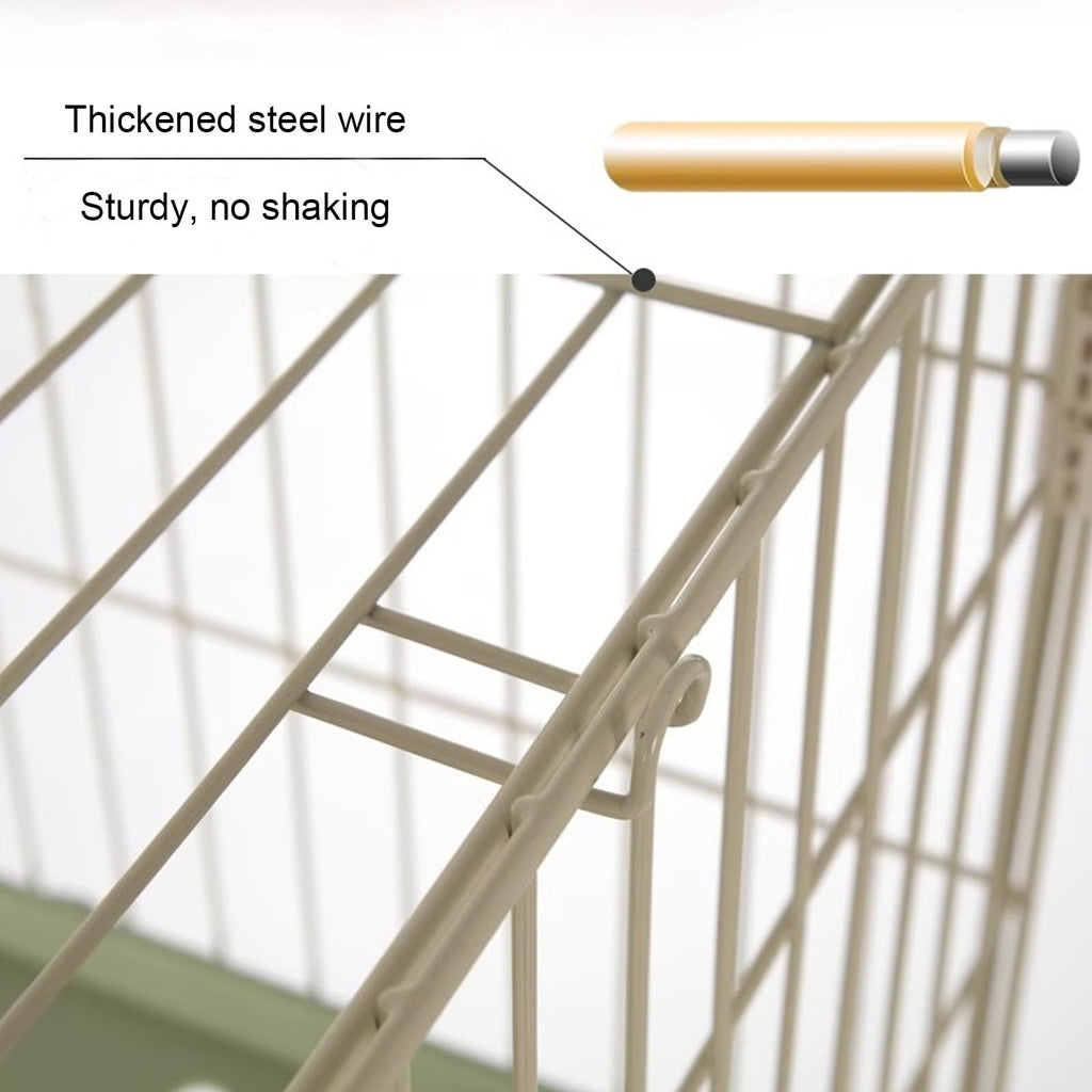 Foldable 4 Tier Detachable Cat Cage with Hammock I33566