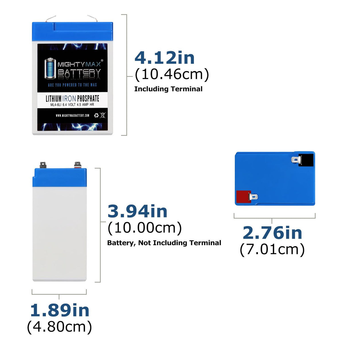 6V 4.5AH Lithium Replacement Battery A75815