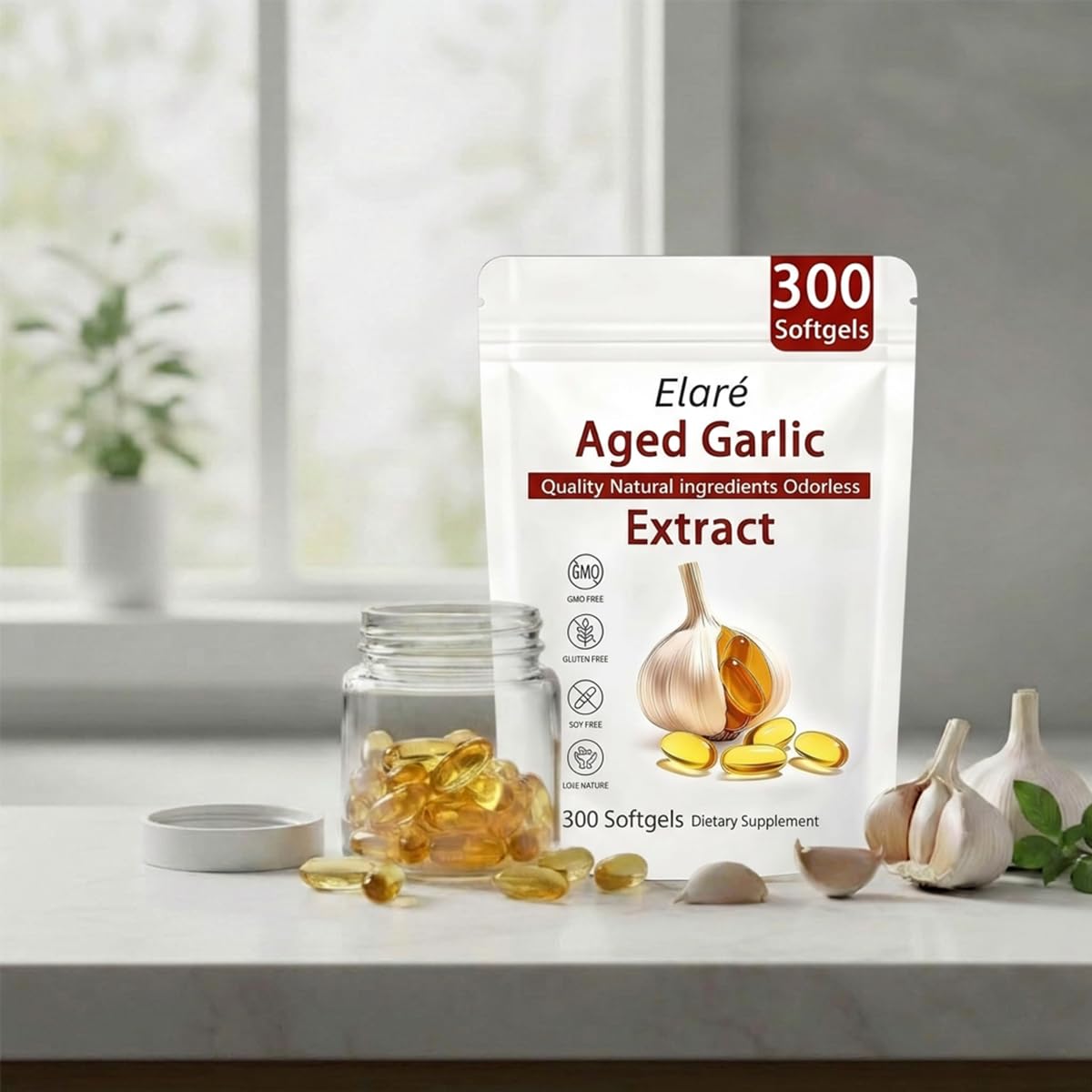 Odorless Organic Aged Garlic Extract Supplement V518