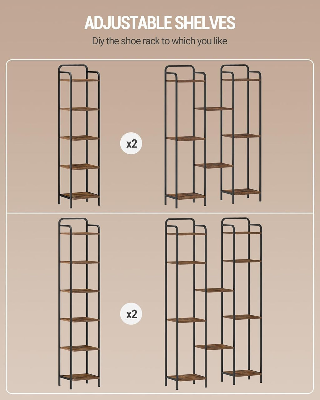 Narrow Industrial Bookcase G79139
