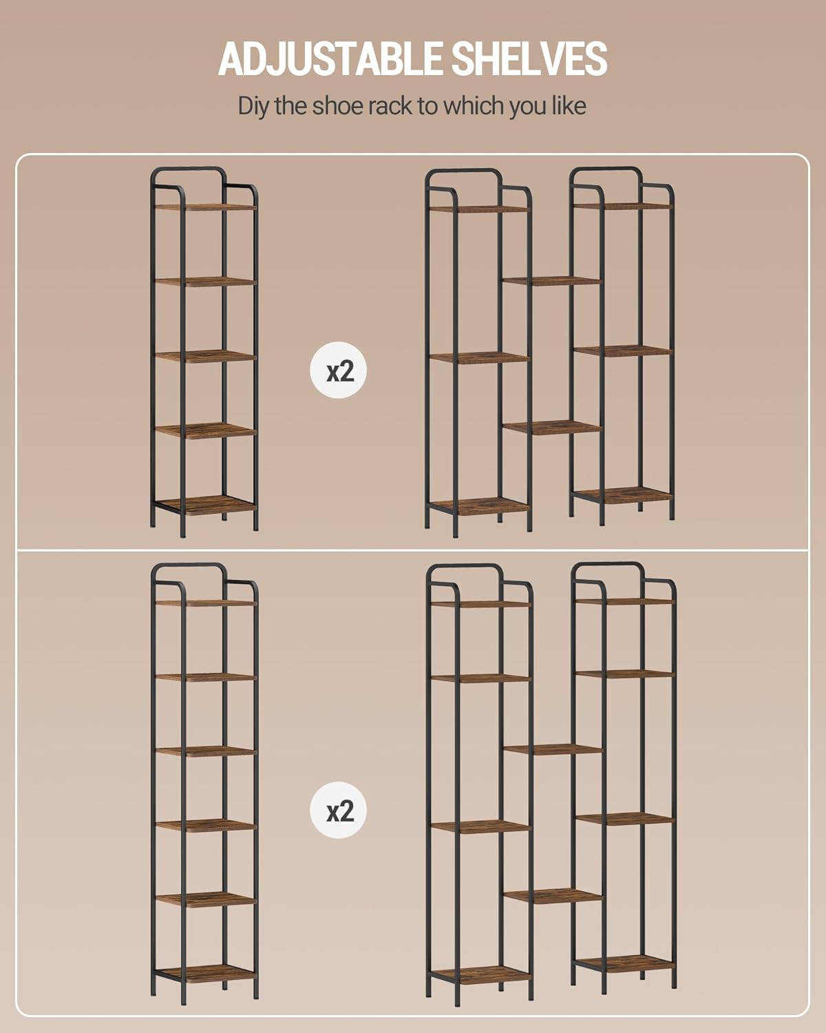 Narrow Industrial Bookcase G79139