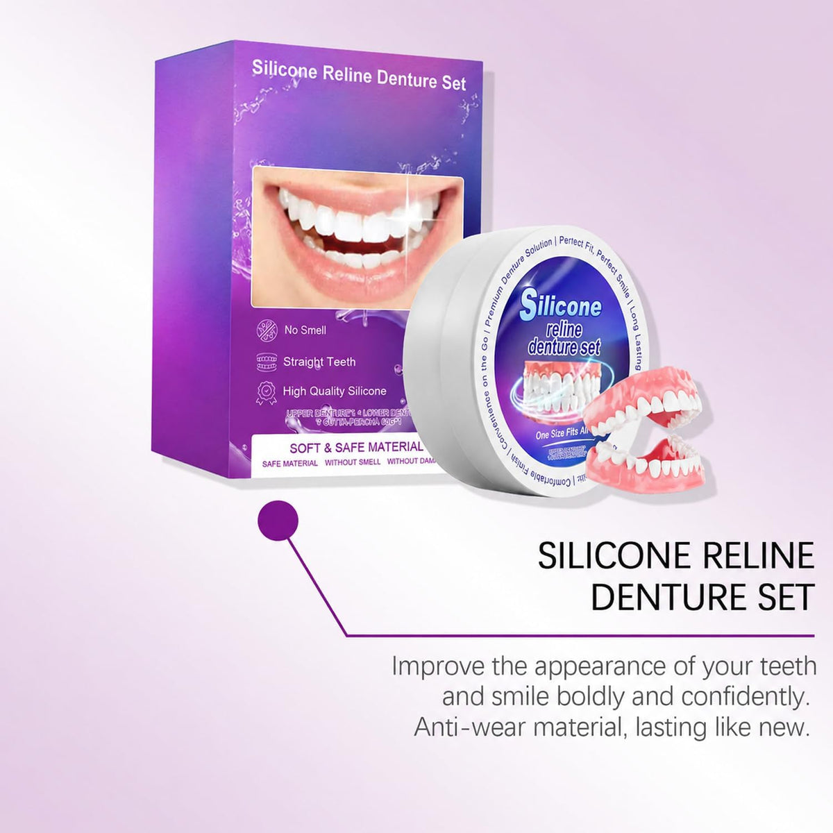 Upper and Lower Denture Reline Kit Y807