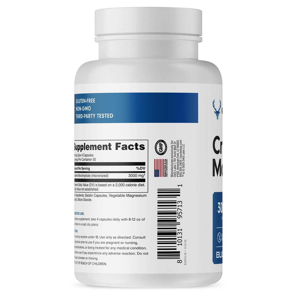 Creatine Monohydrate 3000mg Capsules S296832