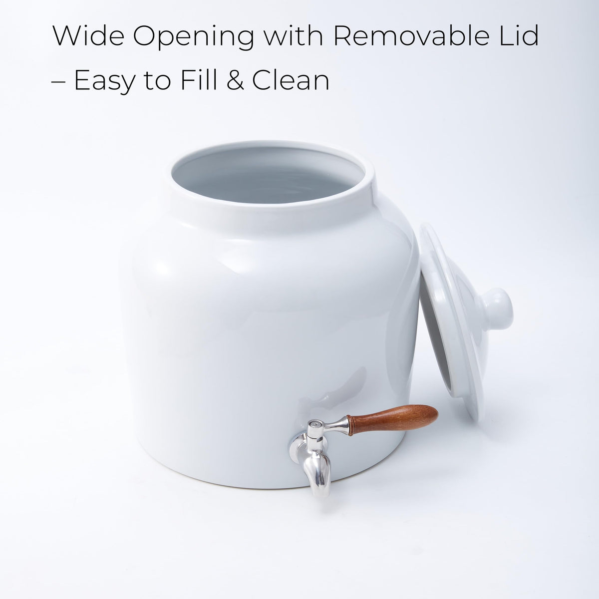 Ceramic Water Dispenser with Stainless Steel Faucet B6009
