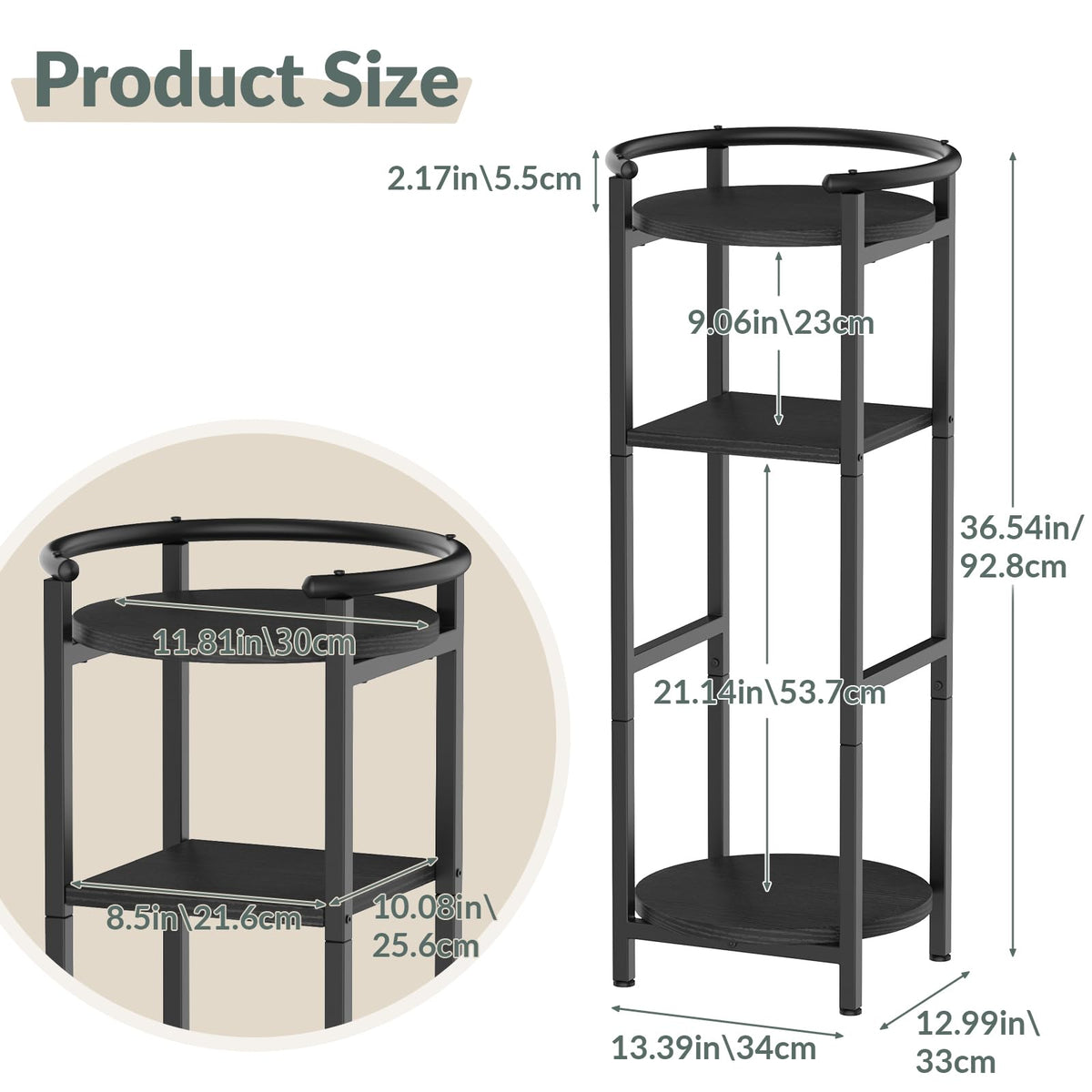 Black 5 Gallon Water Jug Stand P2276