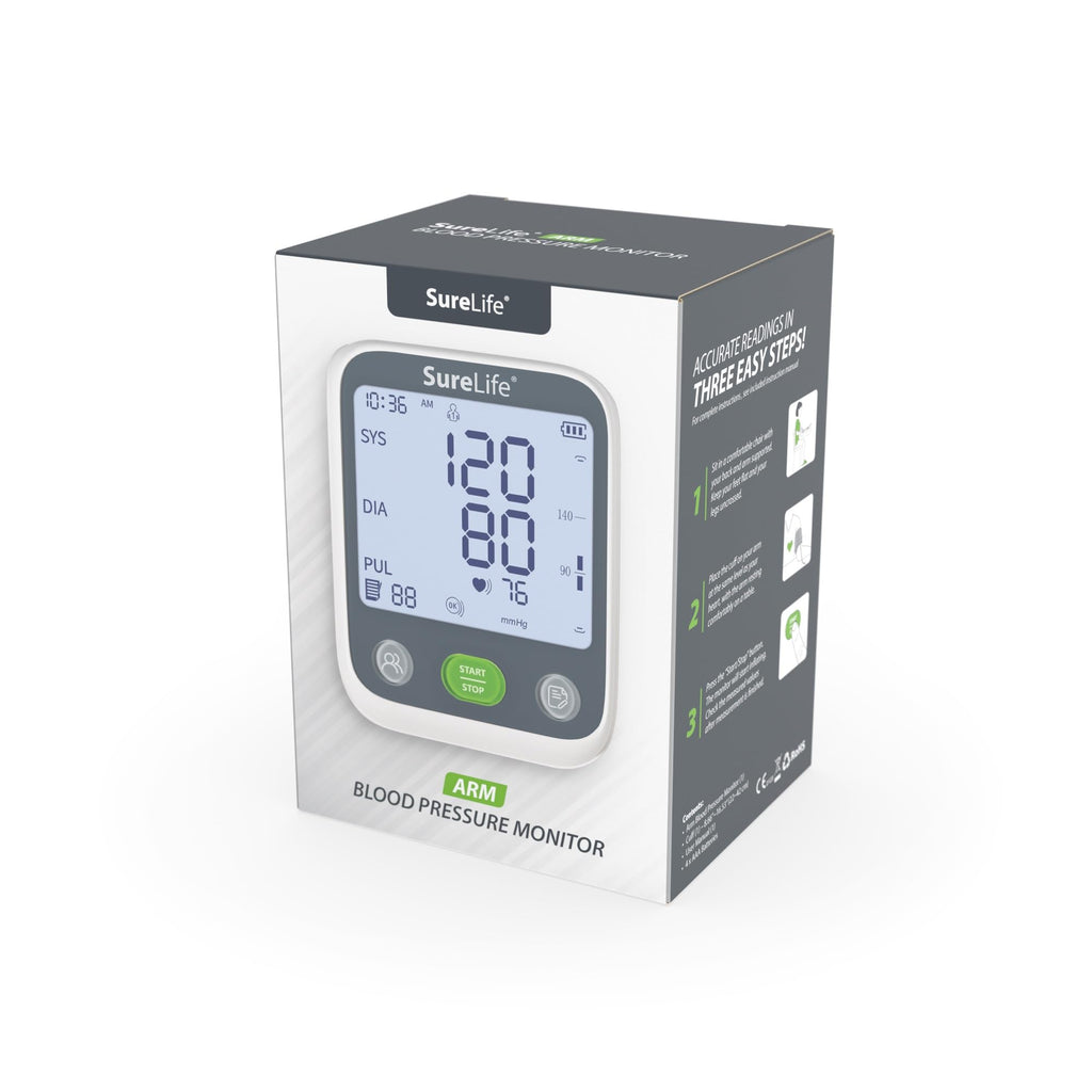 Upper Arm Blood Pressure Monitor with Arm Cuff P2765