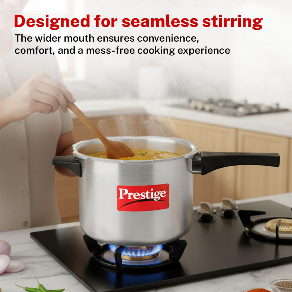 2L+3L+5L Aluminium Pressure Cooker Set with 2 Lids A99548
