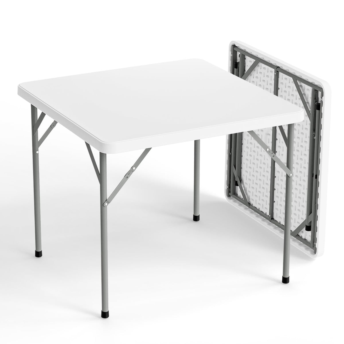 White 34 inch Folding Card Table W934