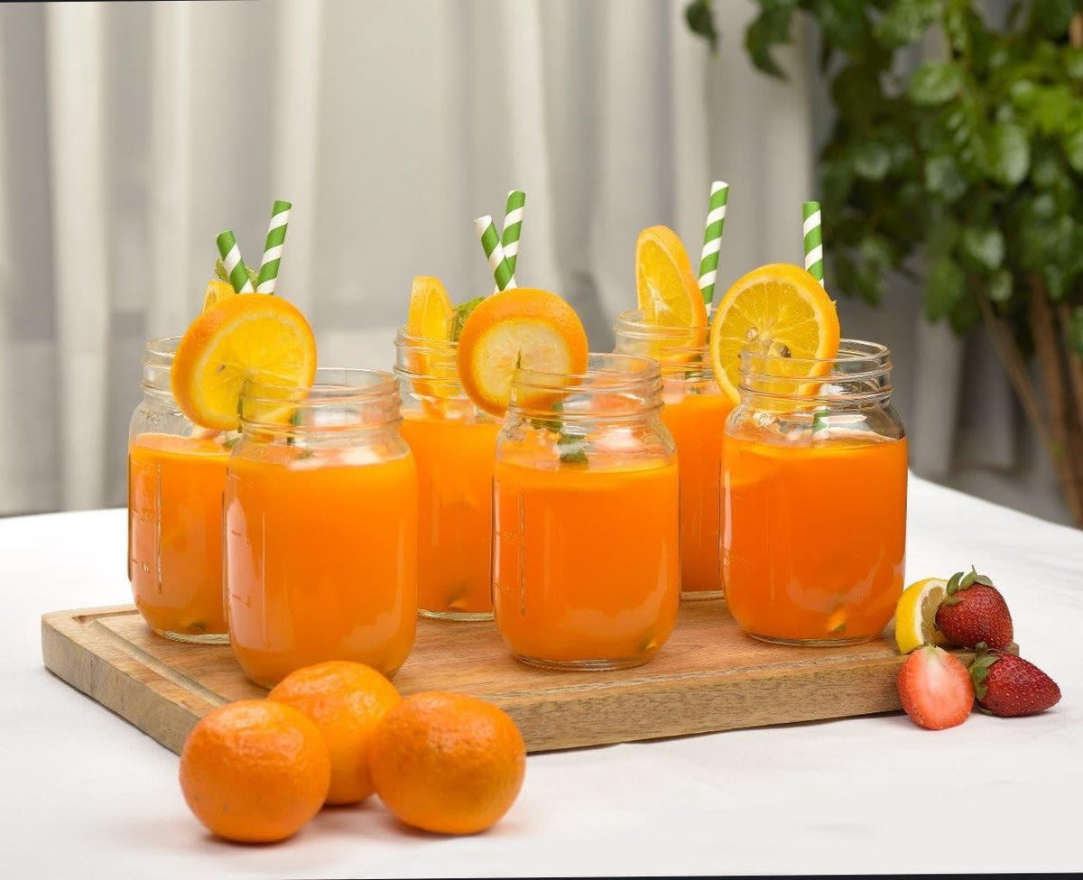 16 oz Regular Mouth Mason Jars with Lids & Rings R3358