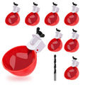 8 Packs Chicken Waterer Cups with Mounting Hole Opener W35219