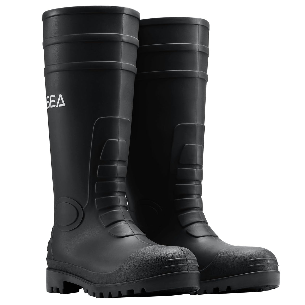 Men's Steel-Toe Waterproof Rubber Rain Boots R620