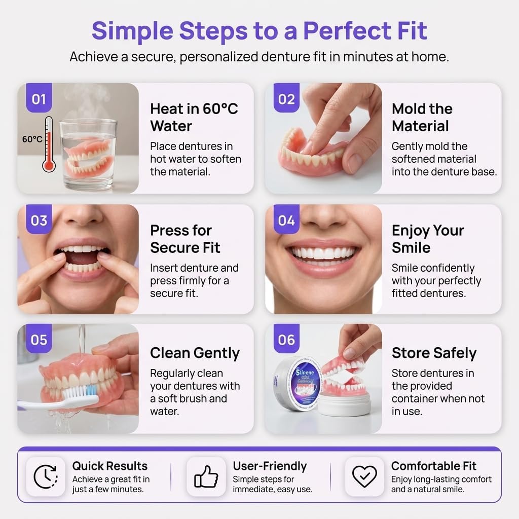 Upper and Lower Denture Reline Kit Y807