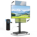 Mobile TV Stand with Power Outlet and Wheels F7991