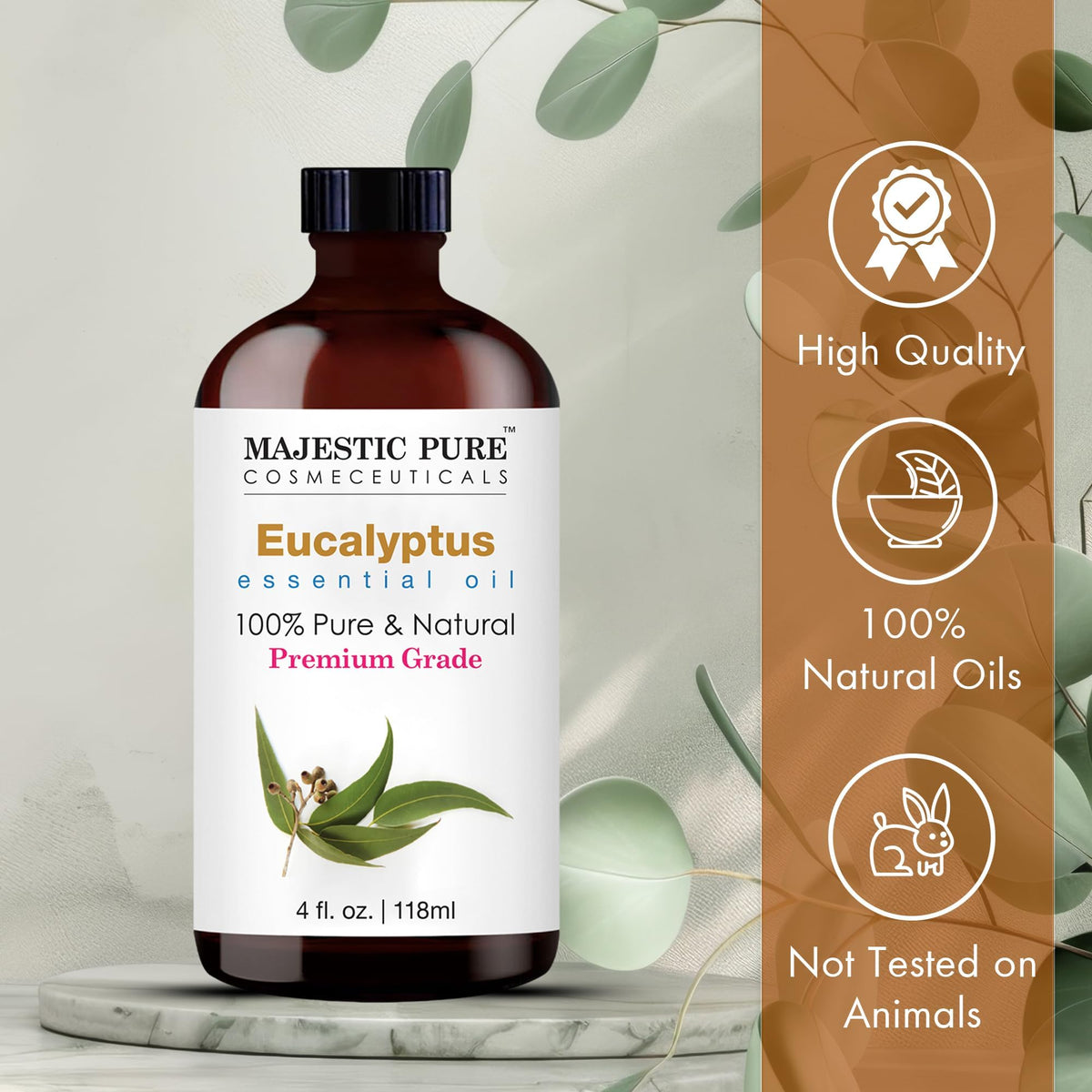 Eucalyptus and Frankincense Essential Oil 4 Fl Oz J490