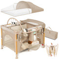 5-in-1 Foldable Baby Bassinet Playpen I235531