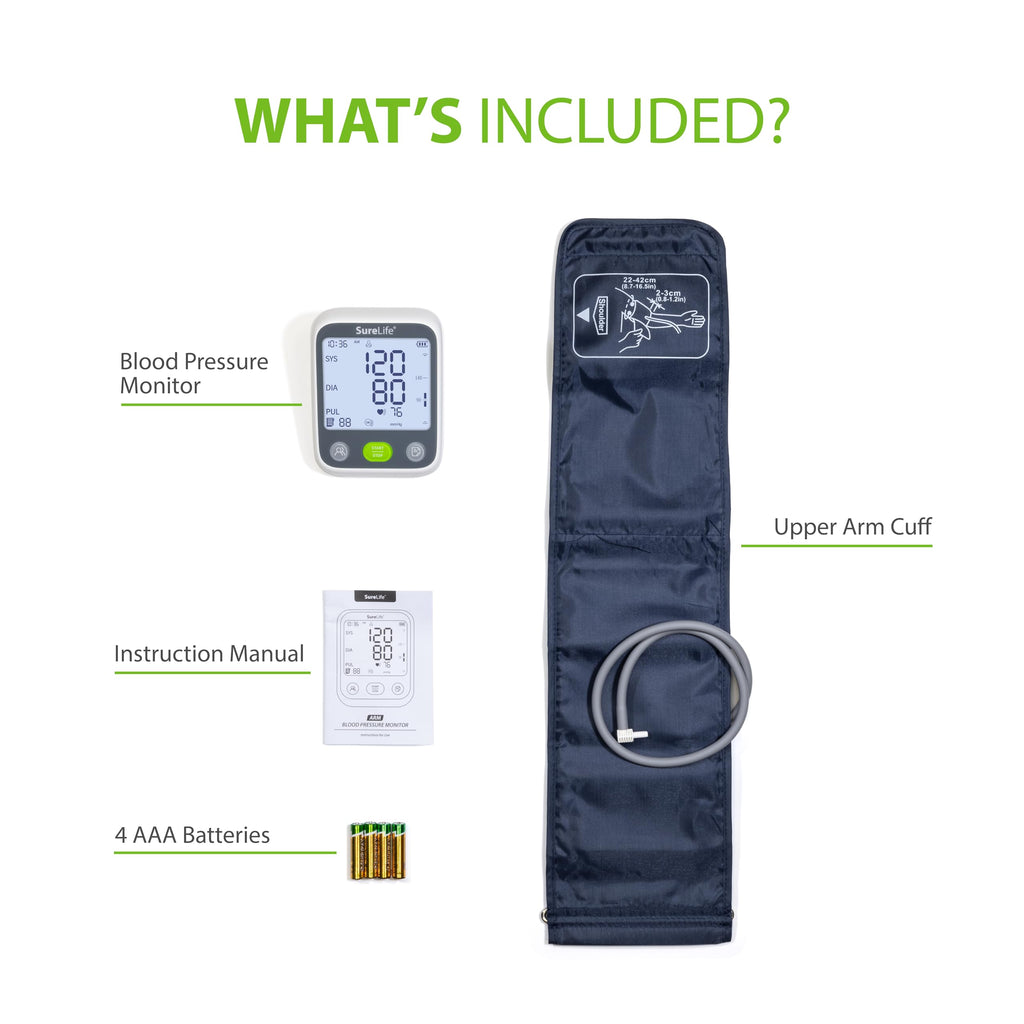Upper Arm Blood Pressure Monitor with Arm Cuff P2765