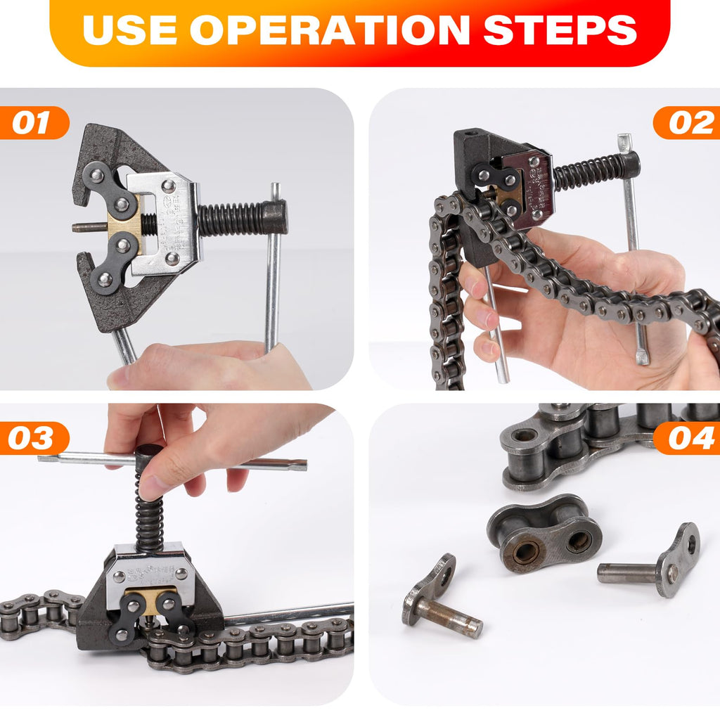 Roller Chain Detacher Tool for 420 428 520 525 530 630 Chain O823