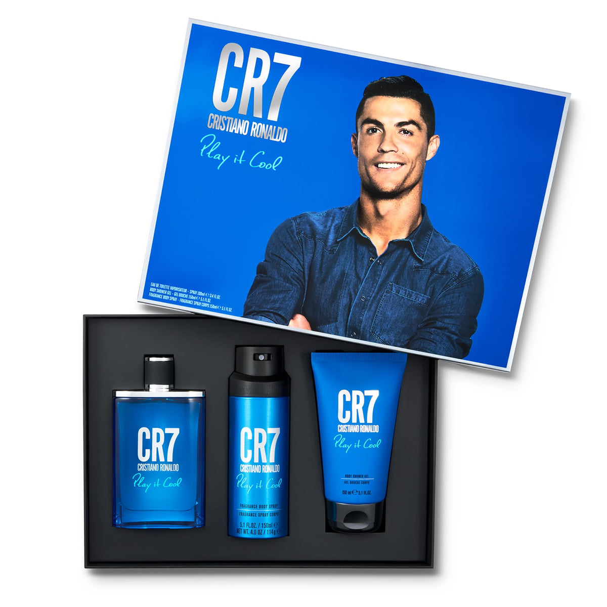 3 Pc Gift Set 3.4oz EDT Spray, 5.1oz Shower Gel, 4.1oz Body Spray Q260094
