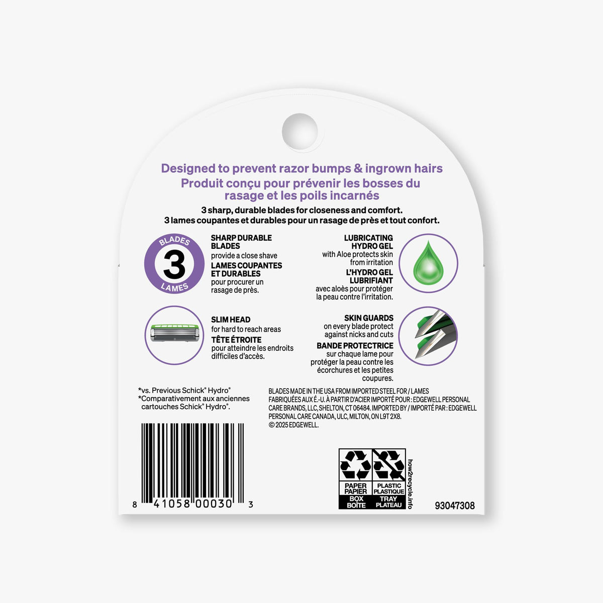 3-Blade Sensitive Razor Refills 5 ct T397765