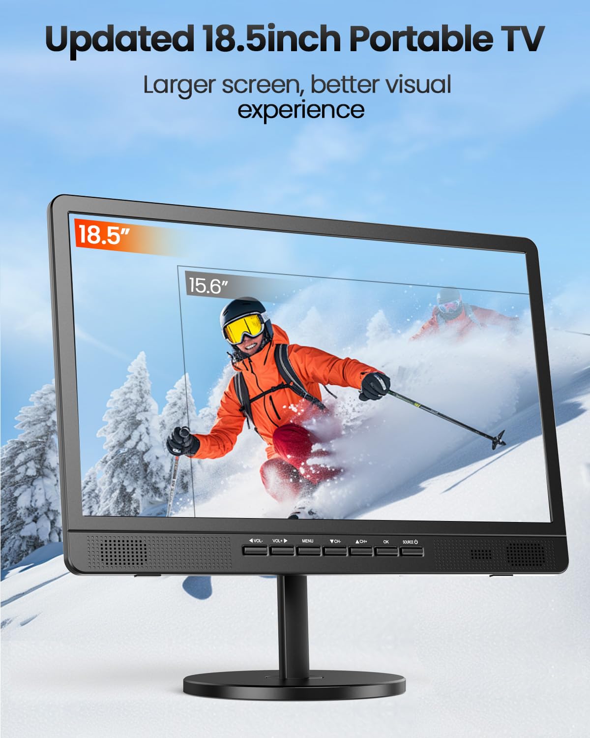 18.5" Portable TV with Antenna X2706
