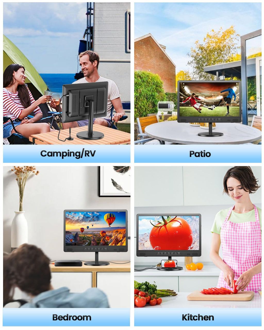 18.5" Portable TV with Antenna X2706