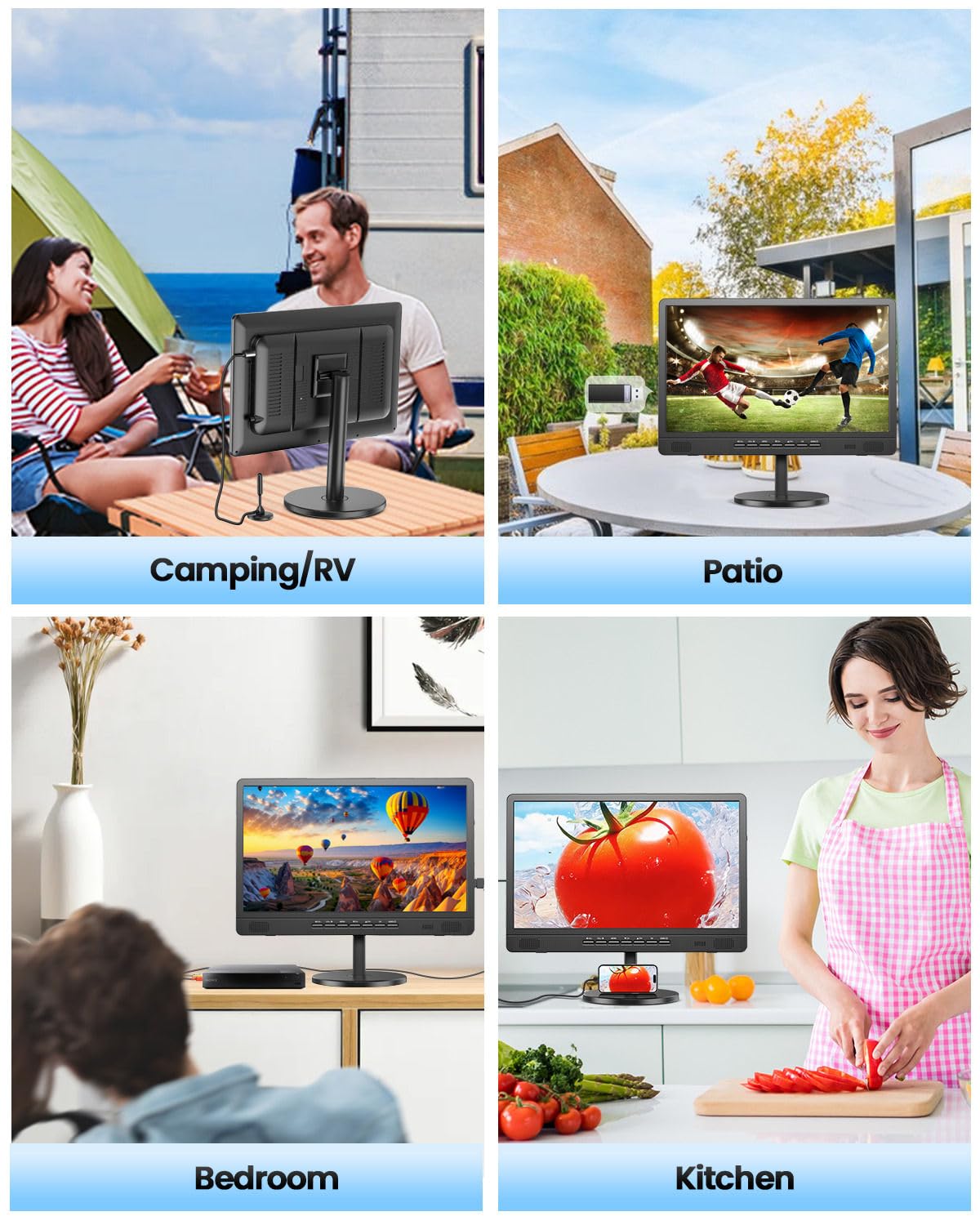 18.5" Portable TV with Antenna X2706
