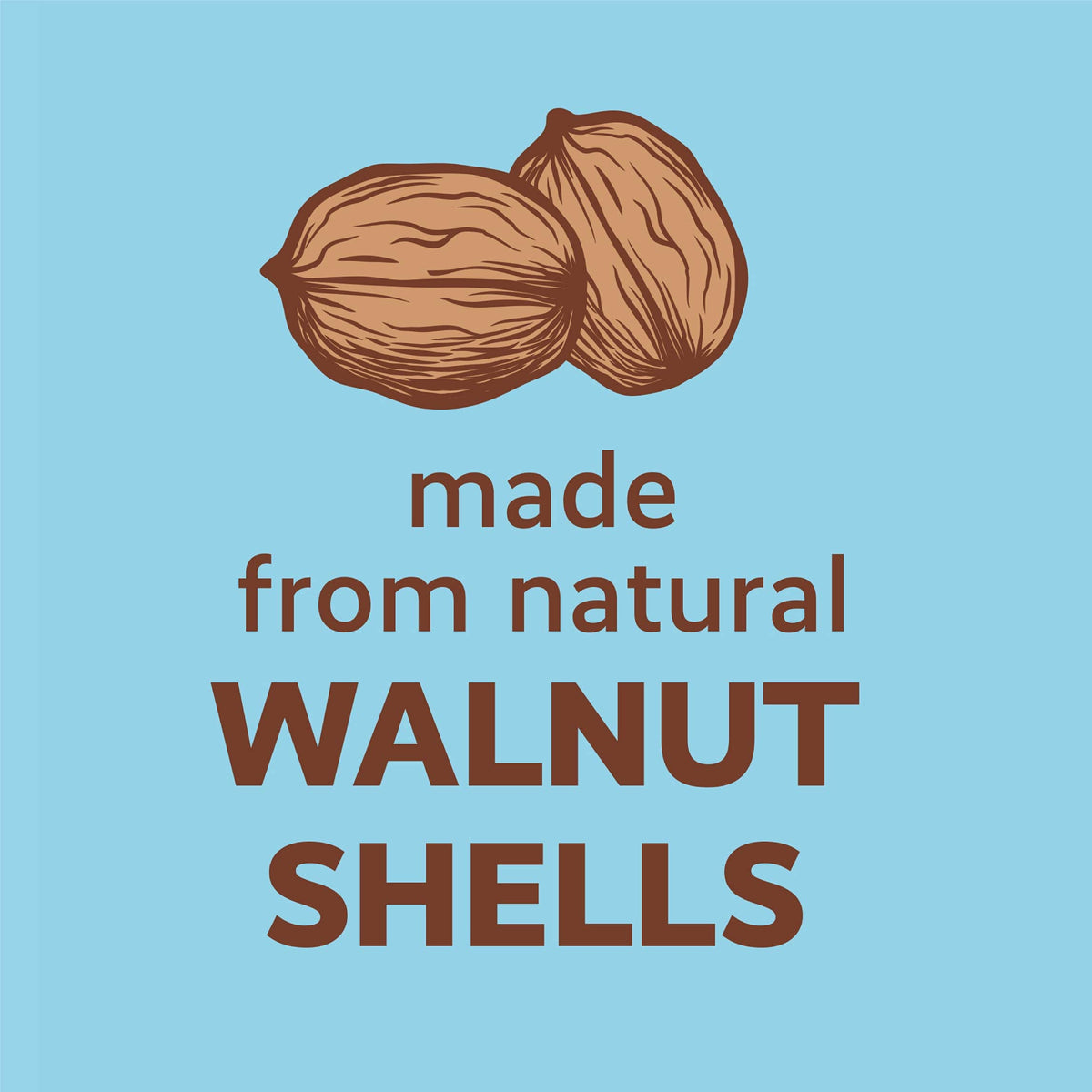 Unscented Walnut Shell Cat Litter 40 Lbs R32947