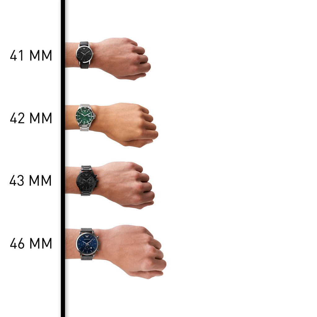 Men's Automatic Chronograph Watch with Stainless Steel or Leather Band F5245