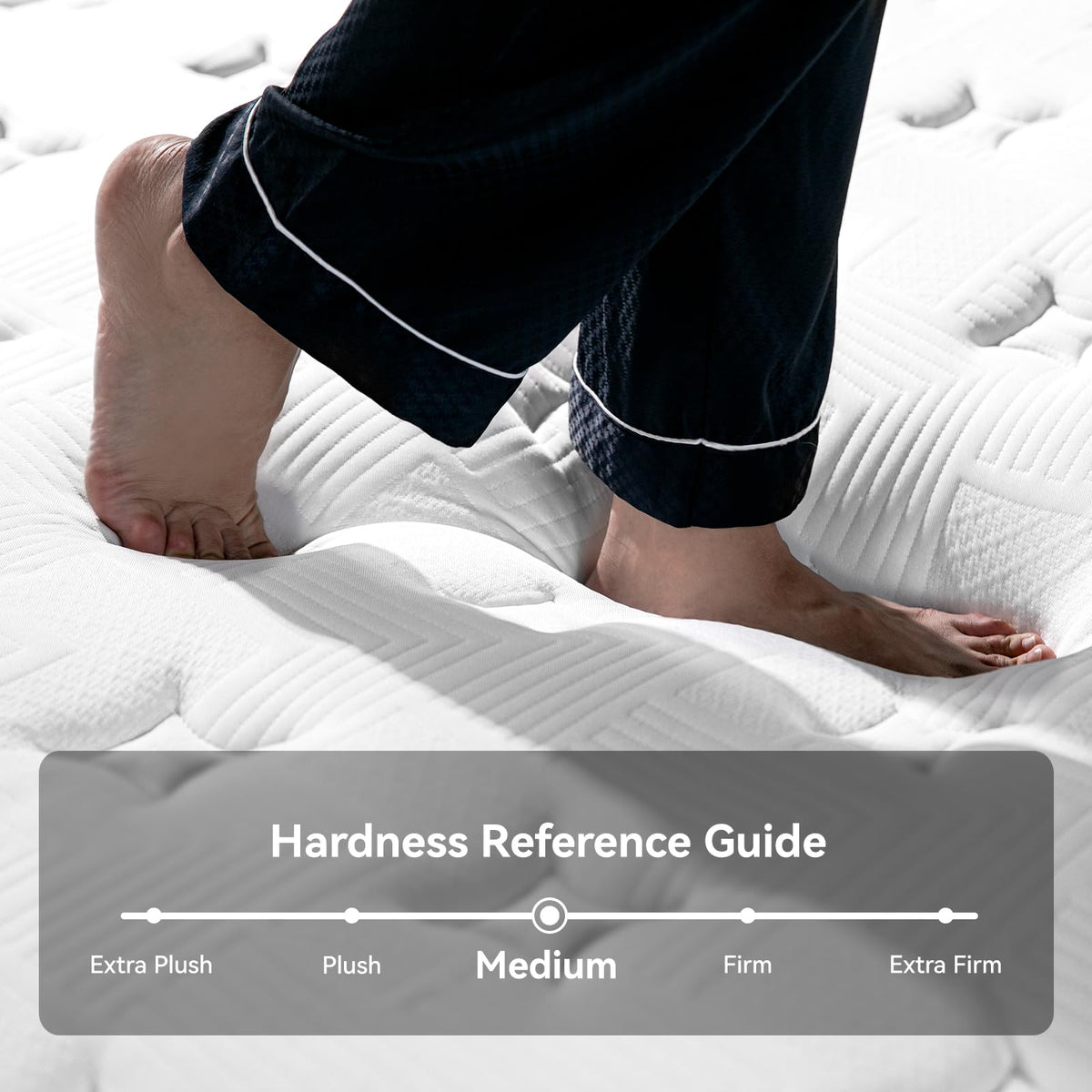 Queen Size 12 Inch Hybrid Memory Foam Mattress G47857
