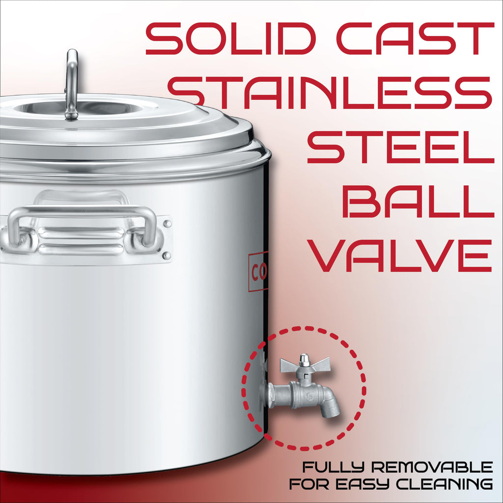 Stainless Steel Insulated Double Wall Stock Pot 40 Quart R7974