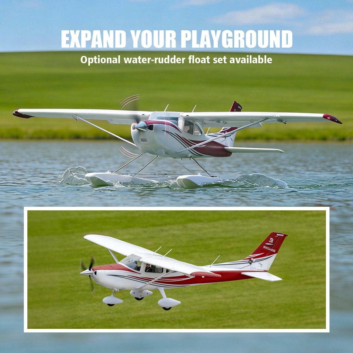 1500mm Cessna 182 Remote Control Airplane O540