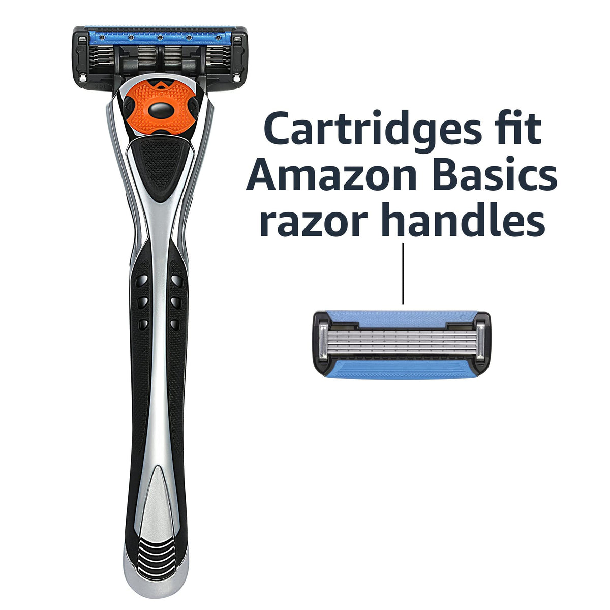 5-Blade Razor with Beard Trimmer and 2 Cartridges M485