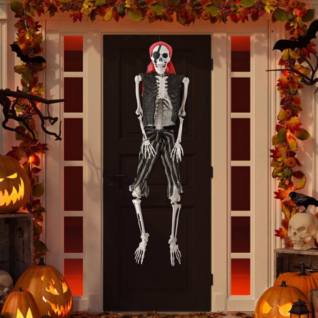 5.4Ft Poseable Skeleton with Movable Joints X200