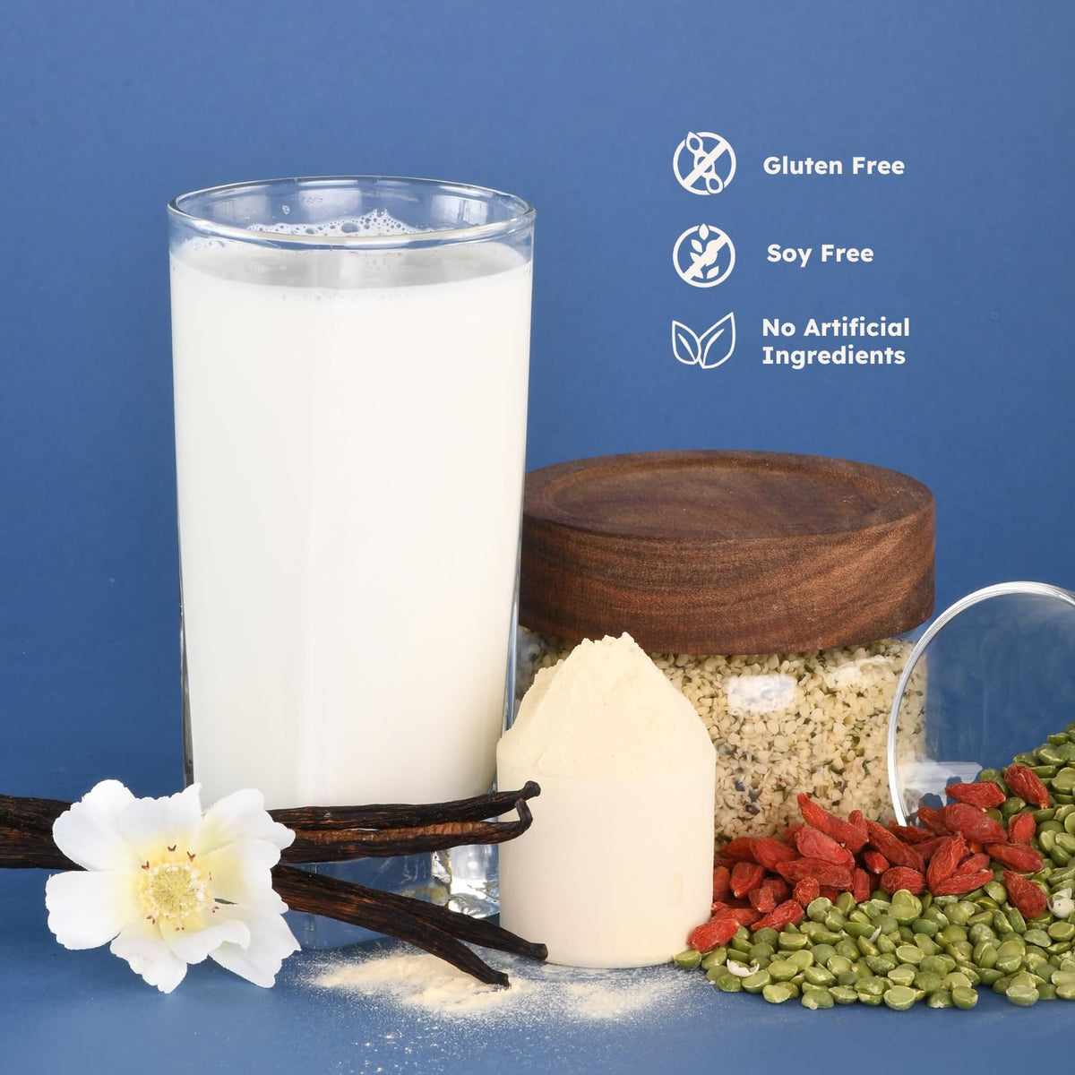 Organic Plant Protein Powder Vanilla 1.74 lb U705