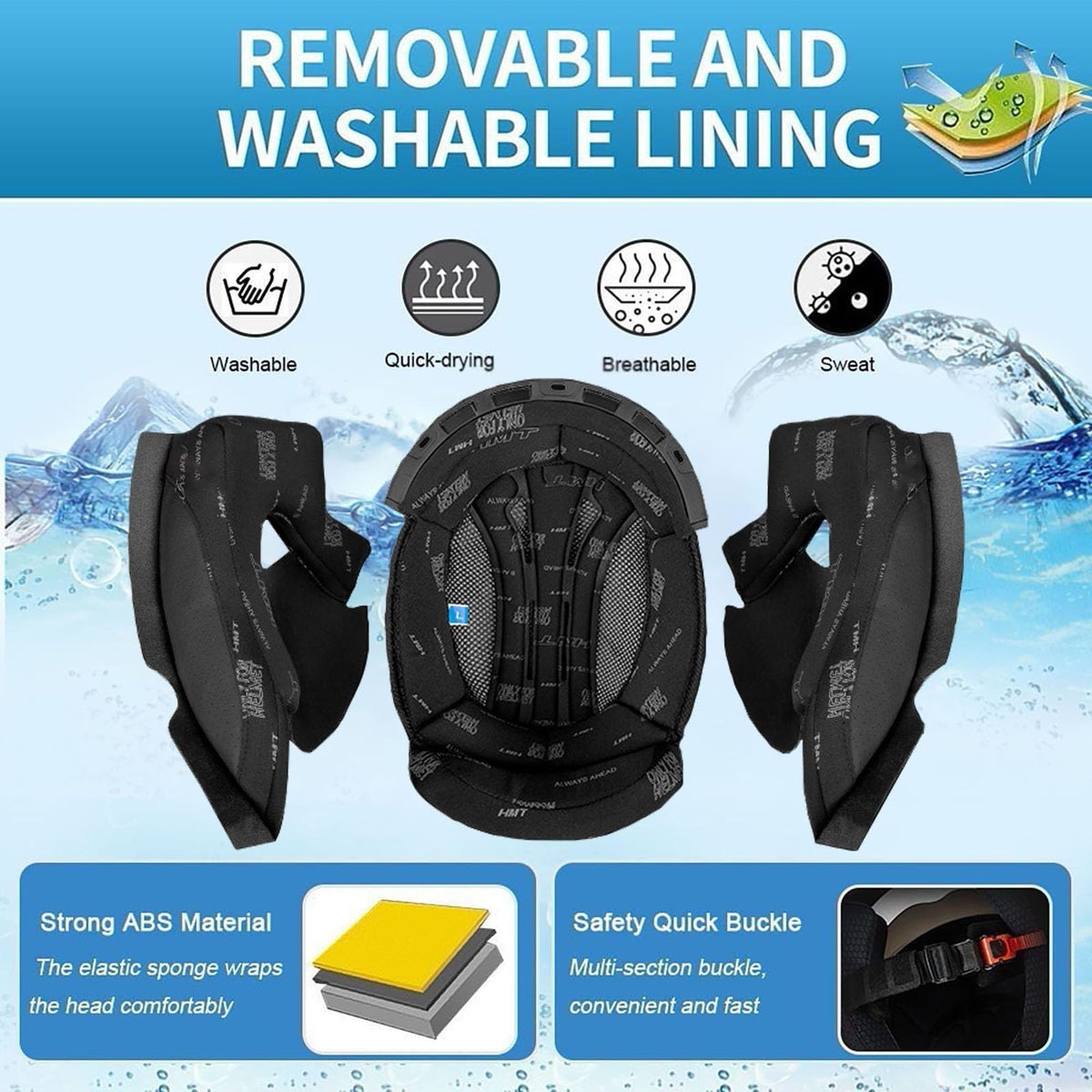 Flip-Up Full Face Motorcycle Helmet with Dual Visors T123382